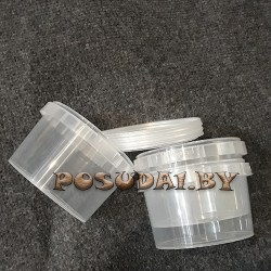 Ведро Круглое С Крышкой 500мл. (Пищ.Прод. Мед И Т.П.) - 100 Шт.